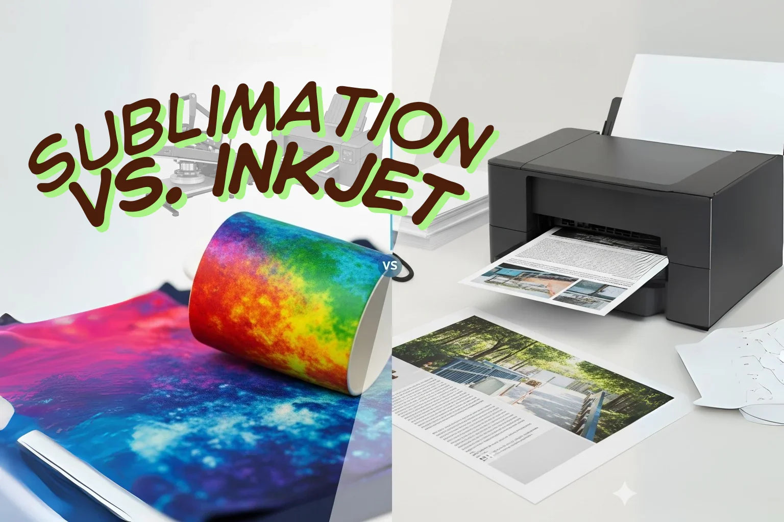 Sublimation vs Inkjet Printing