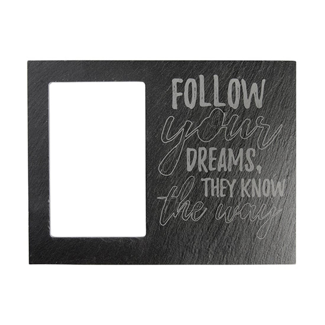 Engravable Slate Frame 25x19cm - Pack of 4 - Joto Imaging Supplies US