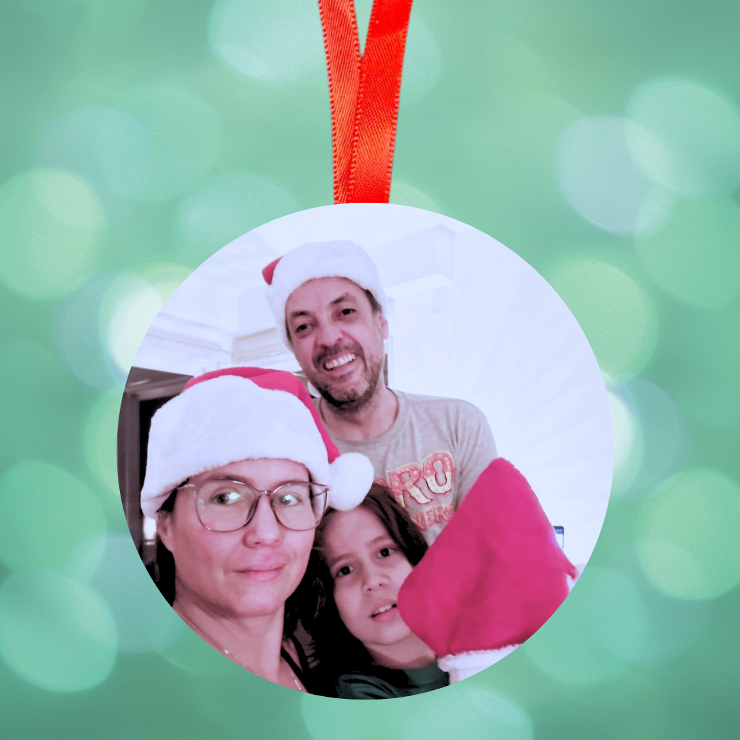 Pearl Coating™ Sublimation Round Hanging Slate with Hole - Pack of 10