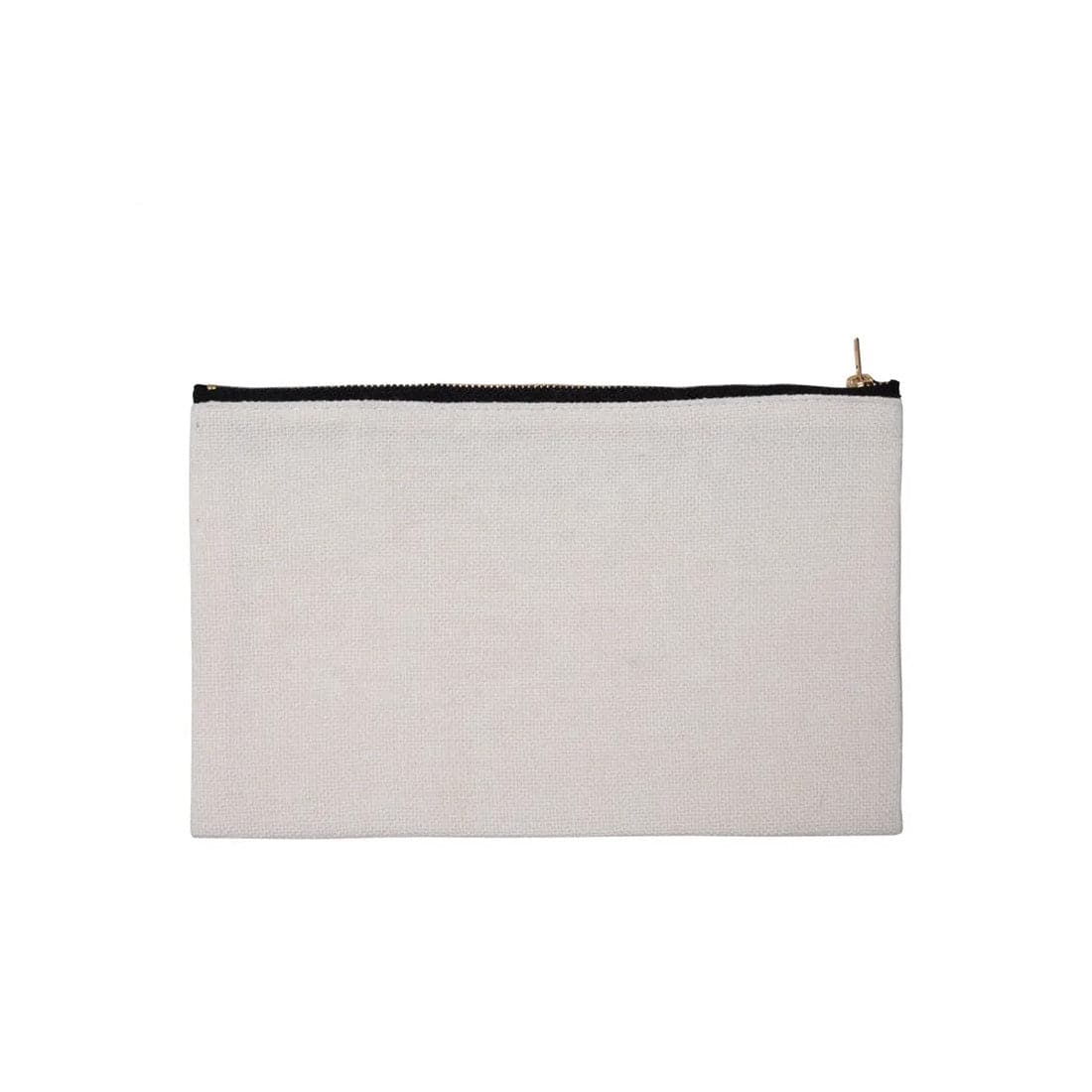 Pearl Coating™ Sublimation Linen Makeup Case (5.9" x 9.44") - Pack of 10 - Joto Imaging Supplies US