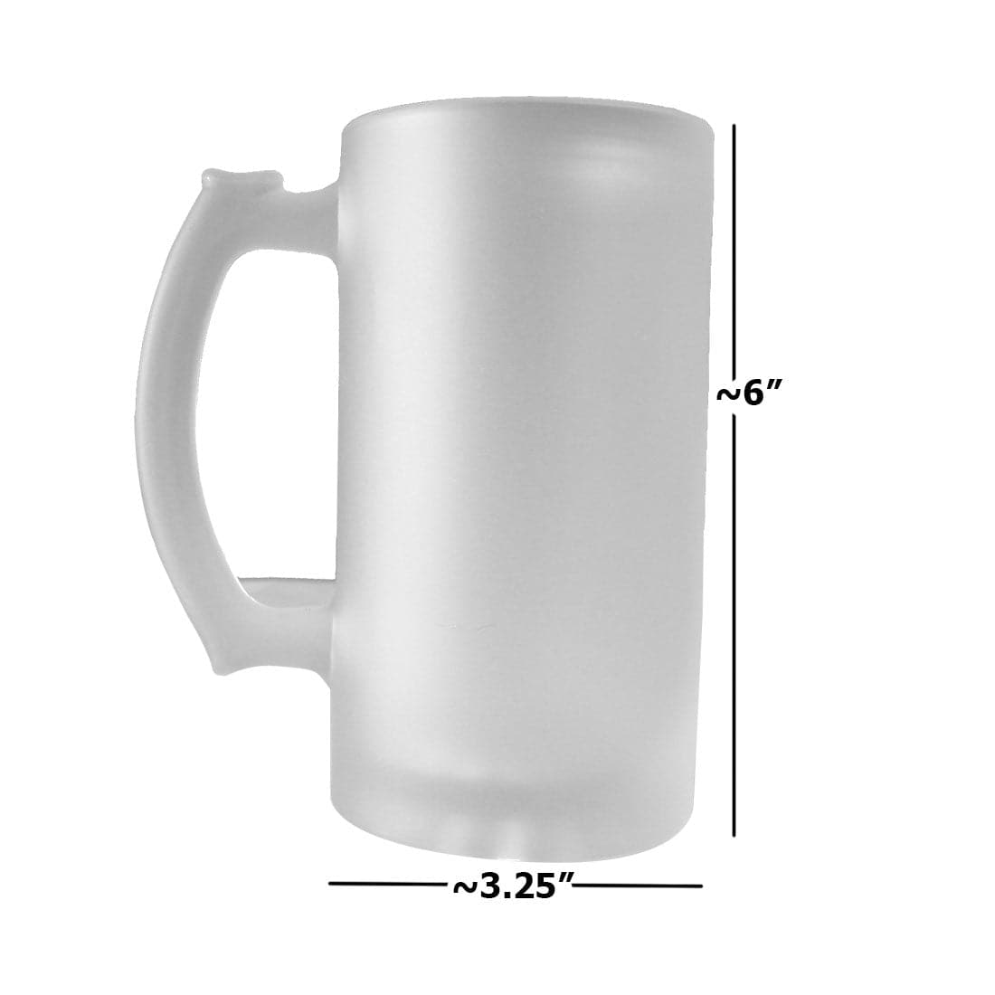 Pearl Coating™ Sublimation 16oz Frosted Beer Stein - Pack of 6 - Joto Imaging Supplies US