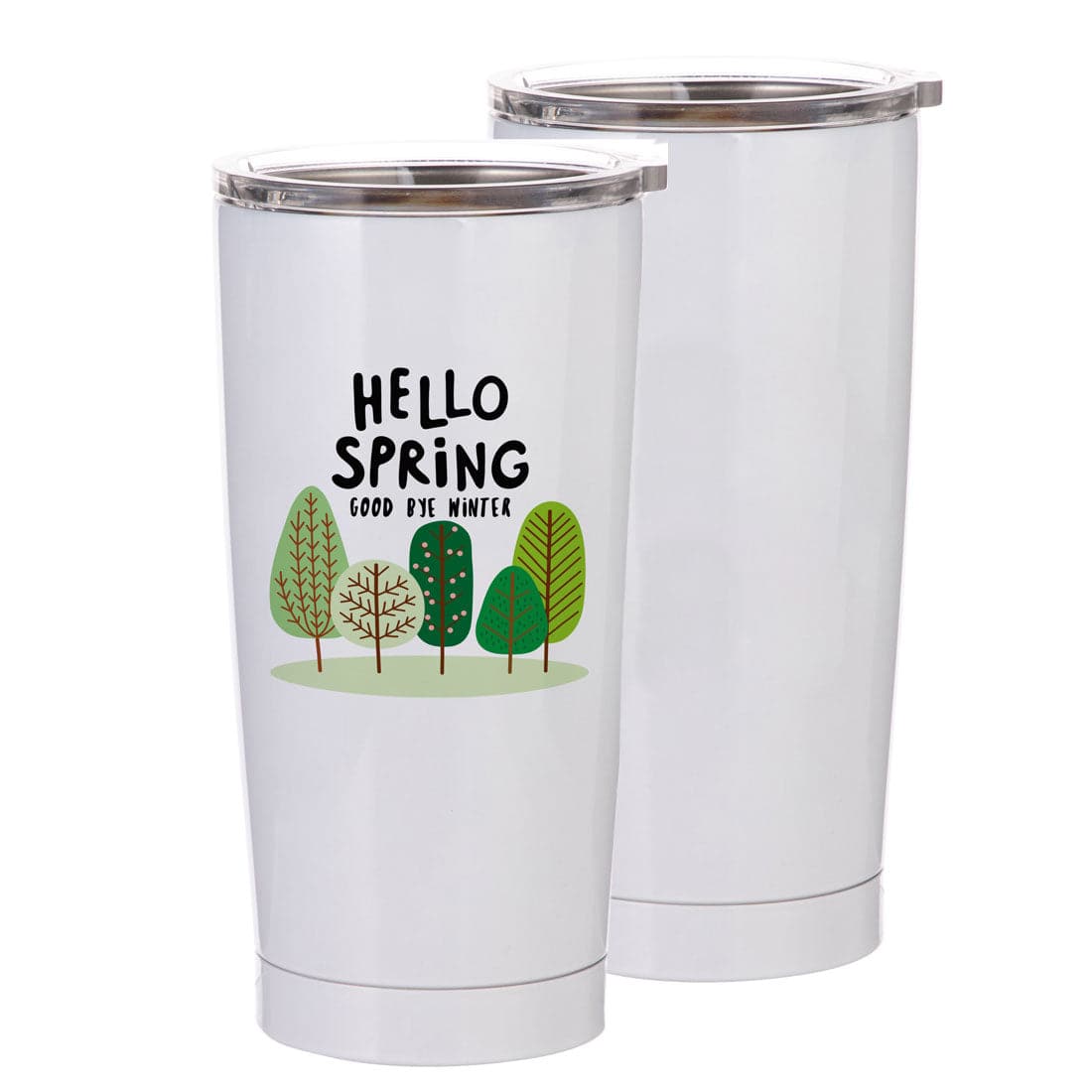 20 oz Sublimation Stainless Steel White Tumbler - Pack of 5
