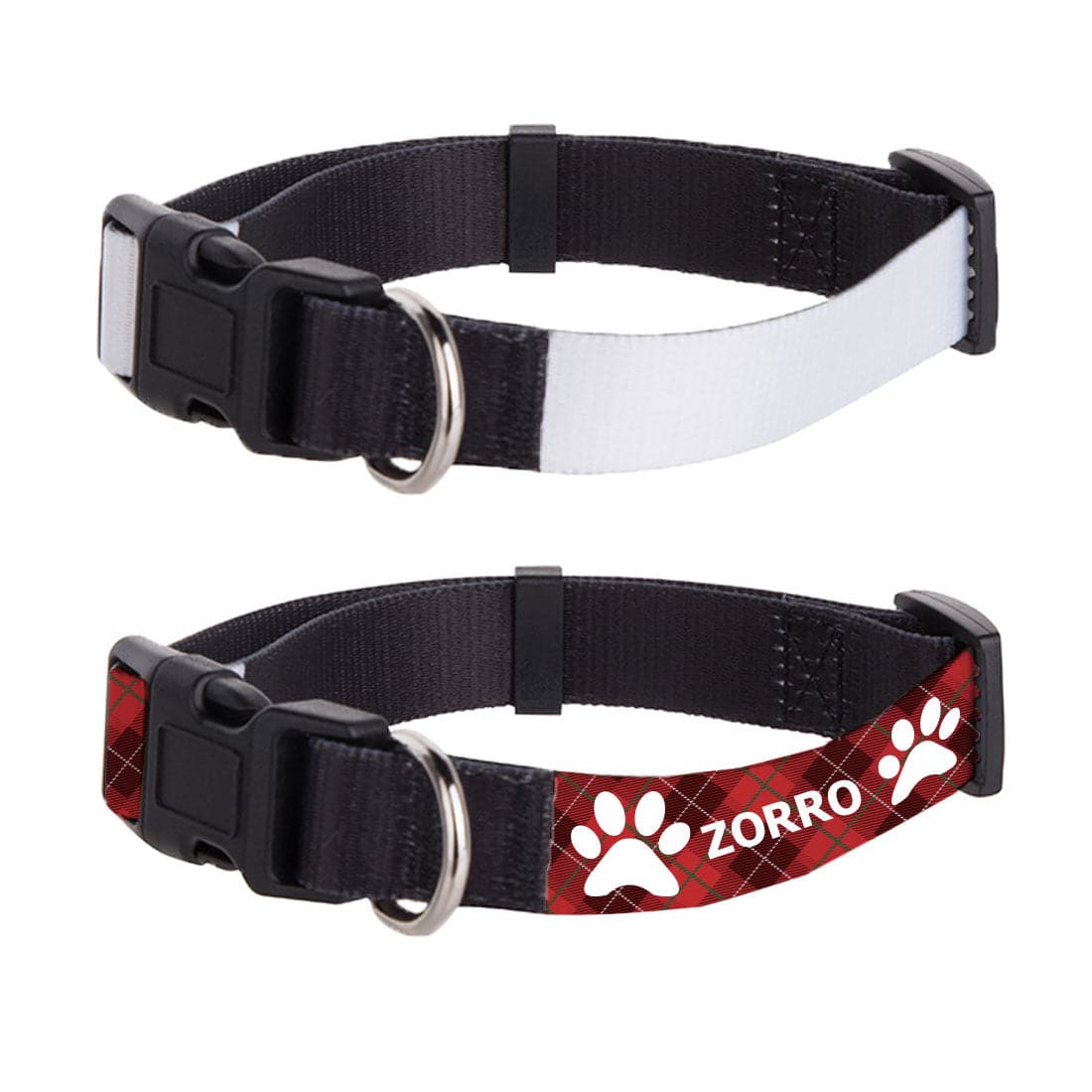 Pearl Coating™ Sublimation Adjustable Pet Collar (Medium) - Pack of 10 - Joto Imaging Supplies US