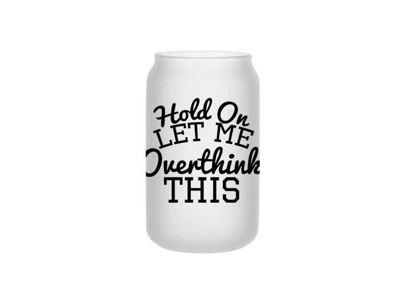 13oz Sublimation Glass Beer Can Frosted - Pack of 12