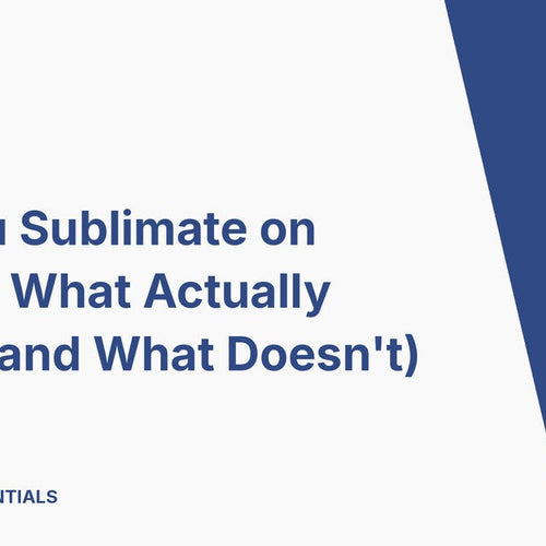 Can You Sublimate on Cotton? What Actually Works (and What Doesn't)