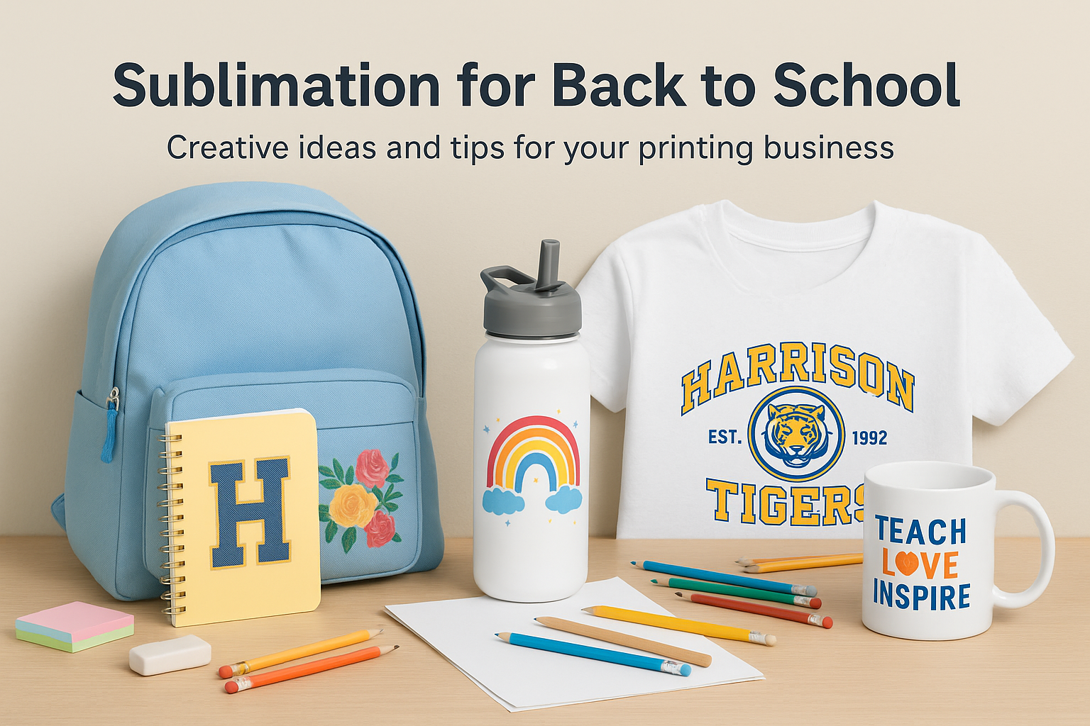 sublimation for back to school