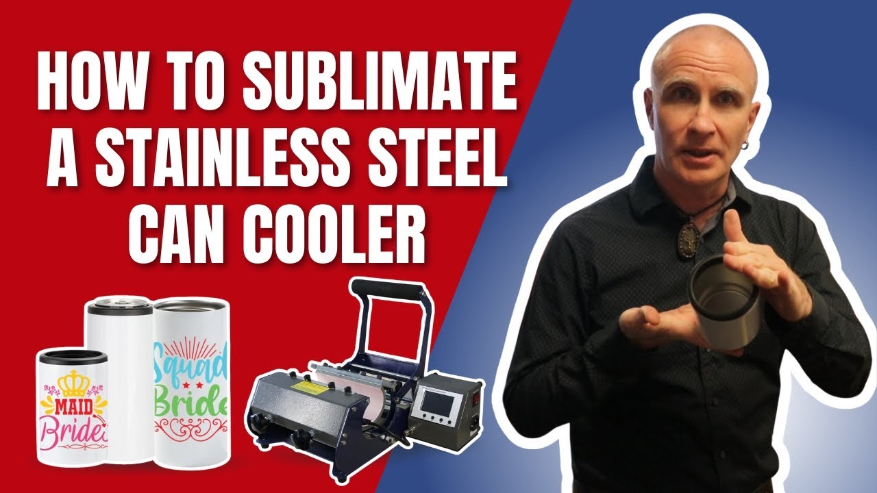 How to Sublimate Stainless Steel Slim Can Coolers for Custom Drinkware Sales