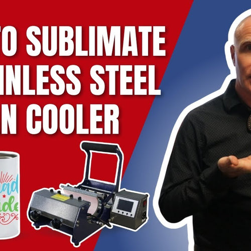 How to Sublimate Stainless Steel Slim Can Coolers for Custom Drinkware Sales