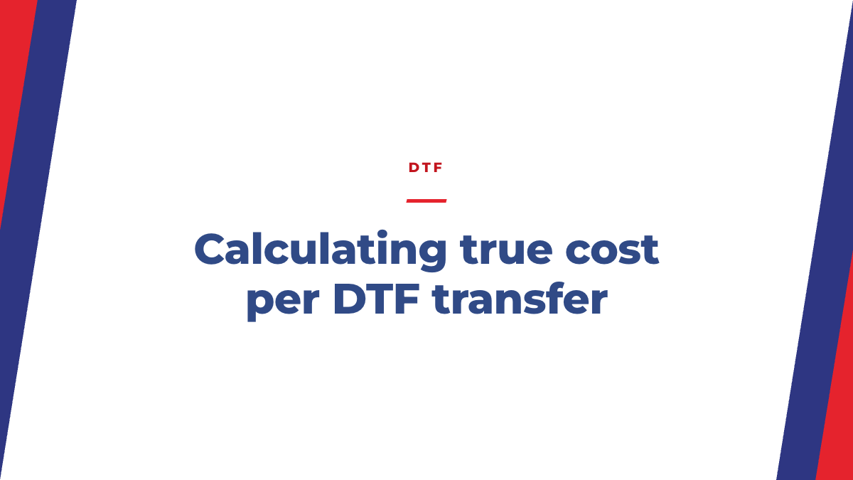 Calculating True Cost Per DTF Transfer