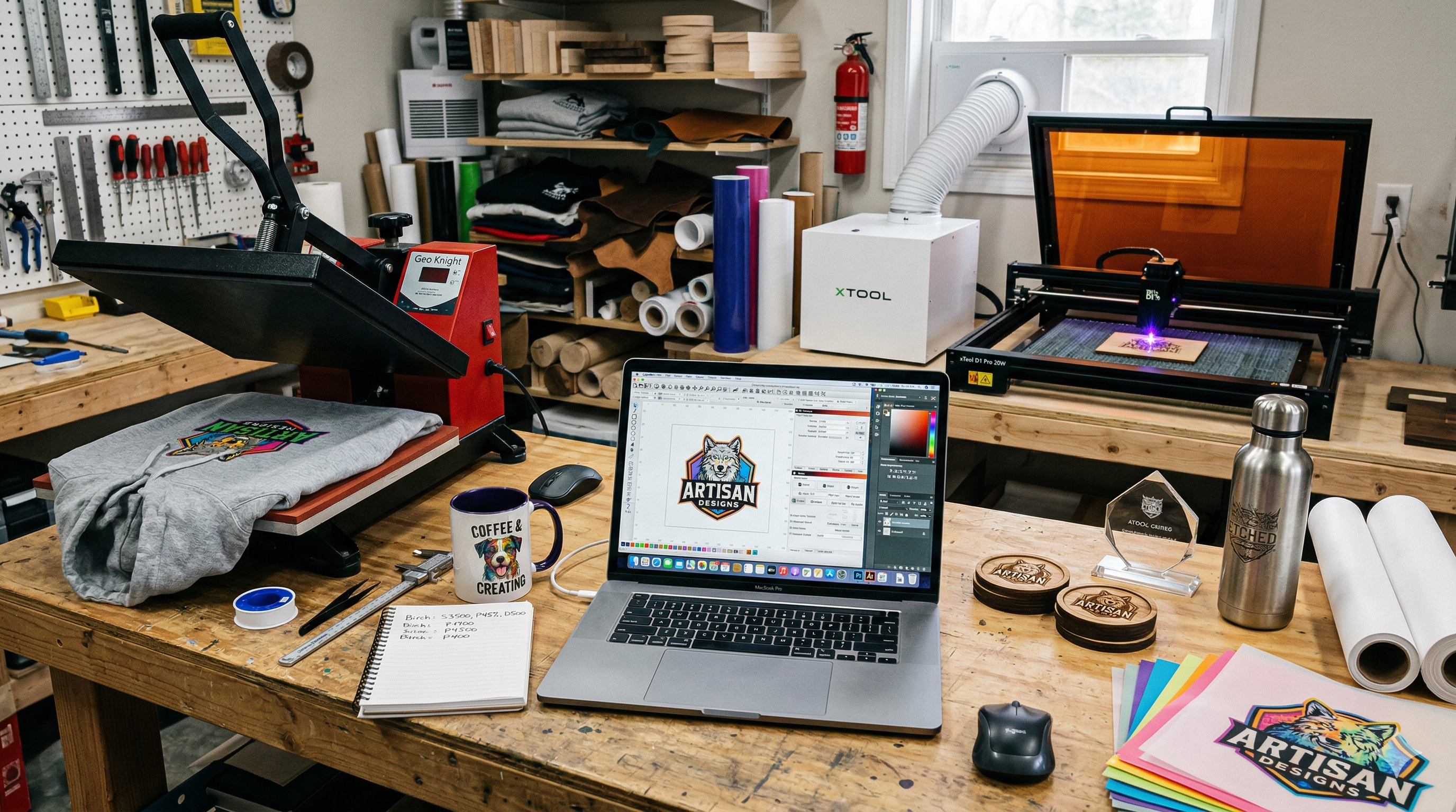 Laser Engraver vs Heat Press: Which Custom Product Method Makes Money Faster?