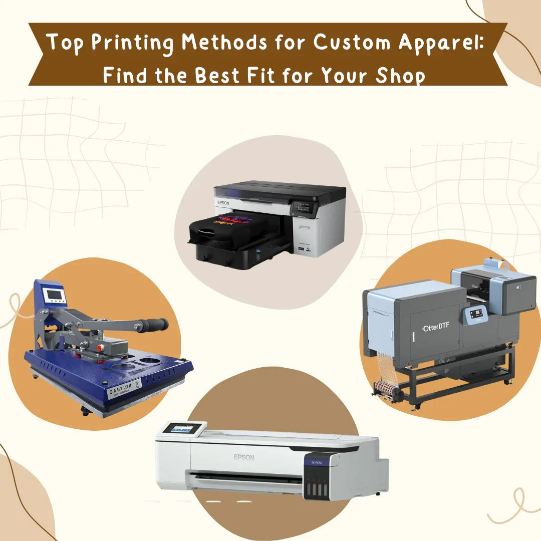 Top Printing Methods for Custom Apparel