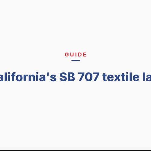 California's New Textile Rule Is Already in Effect: What Apparel Decorators Should Know