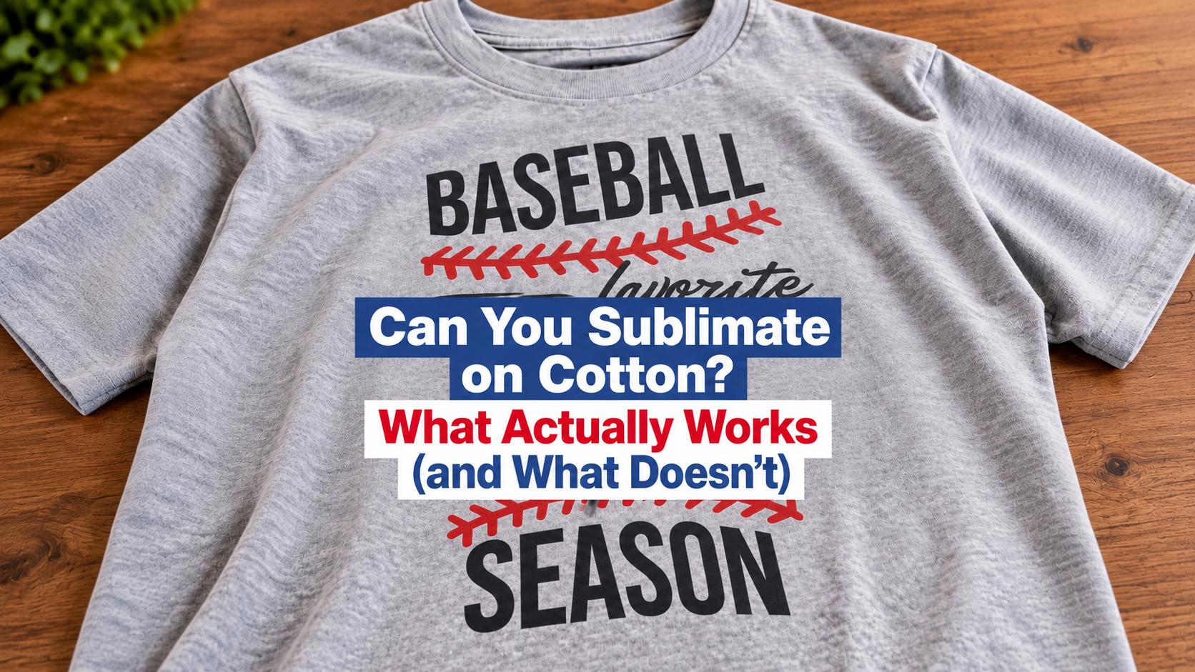 Can You Sublimate on Cotton? What Actually Works (and What Doesn't)
