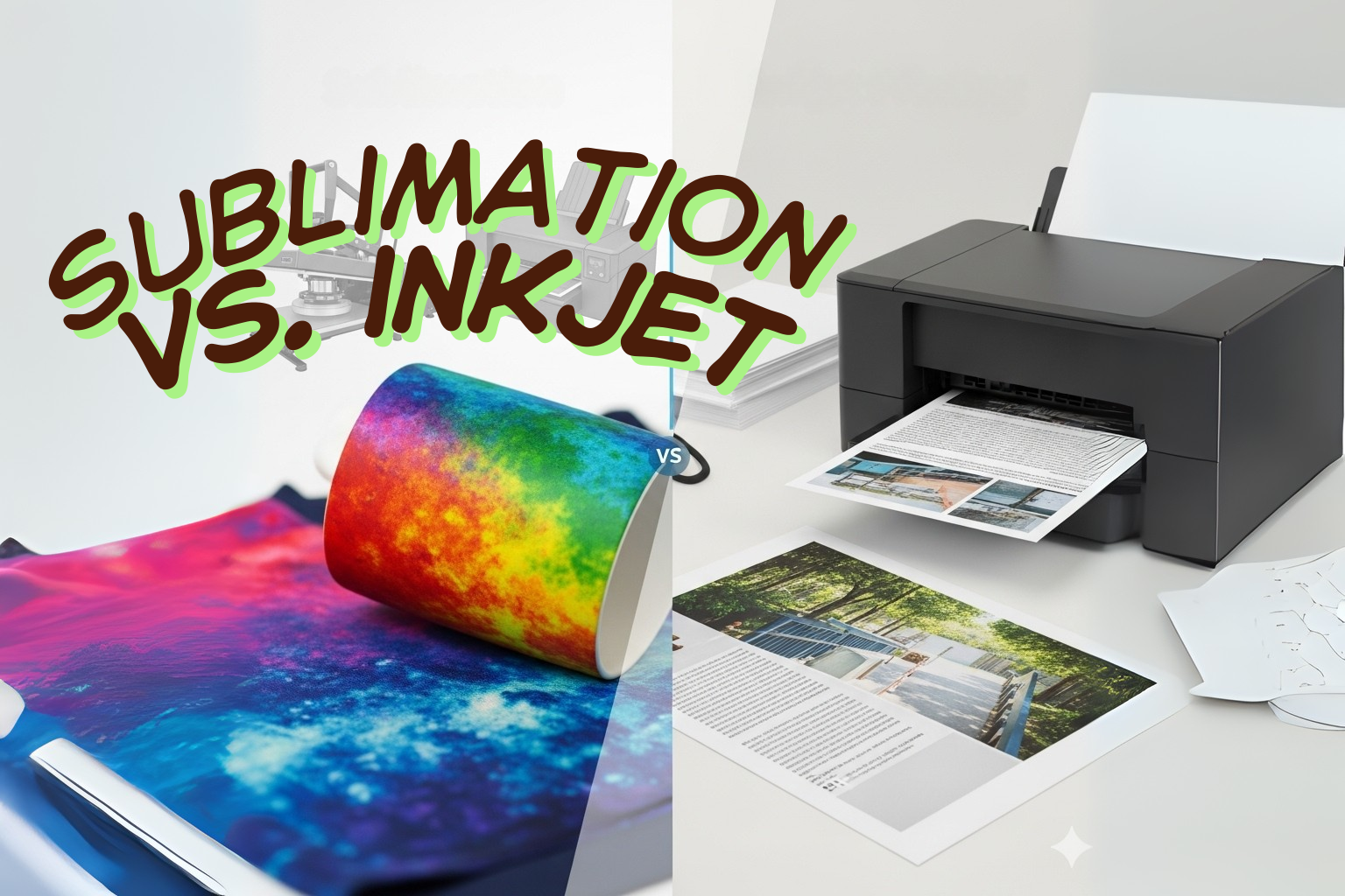 sublimation vs inkjet