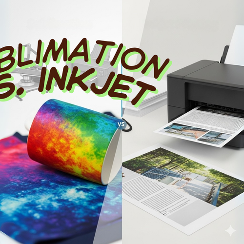Sublimation vs Inkjet Printing
