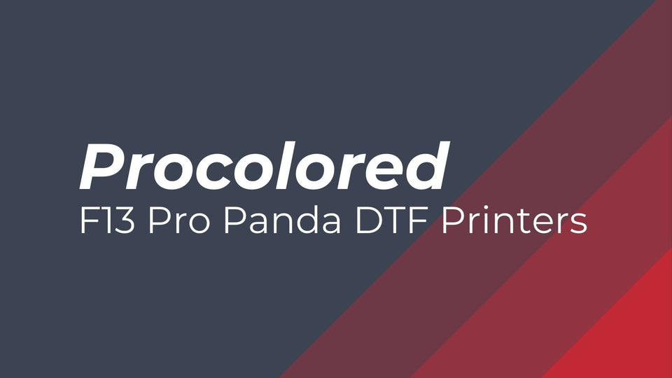 Procolored F13 Pro Panda DTF Printers