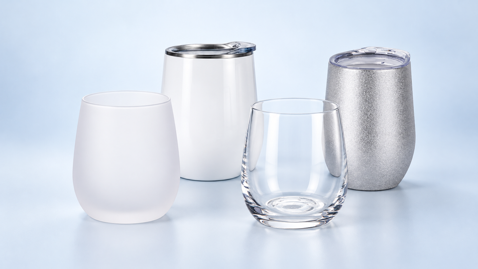 Sublimation Wine Glasses