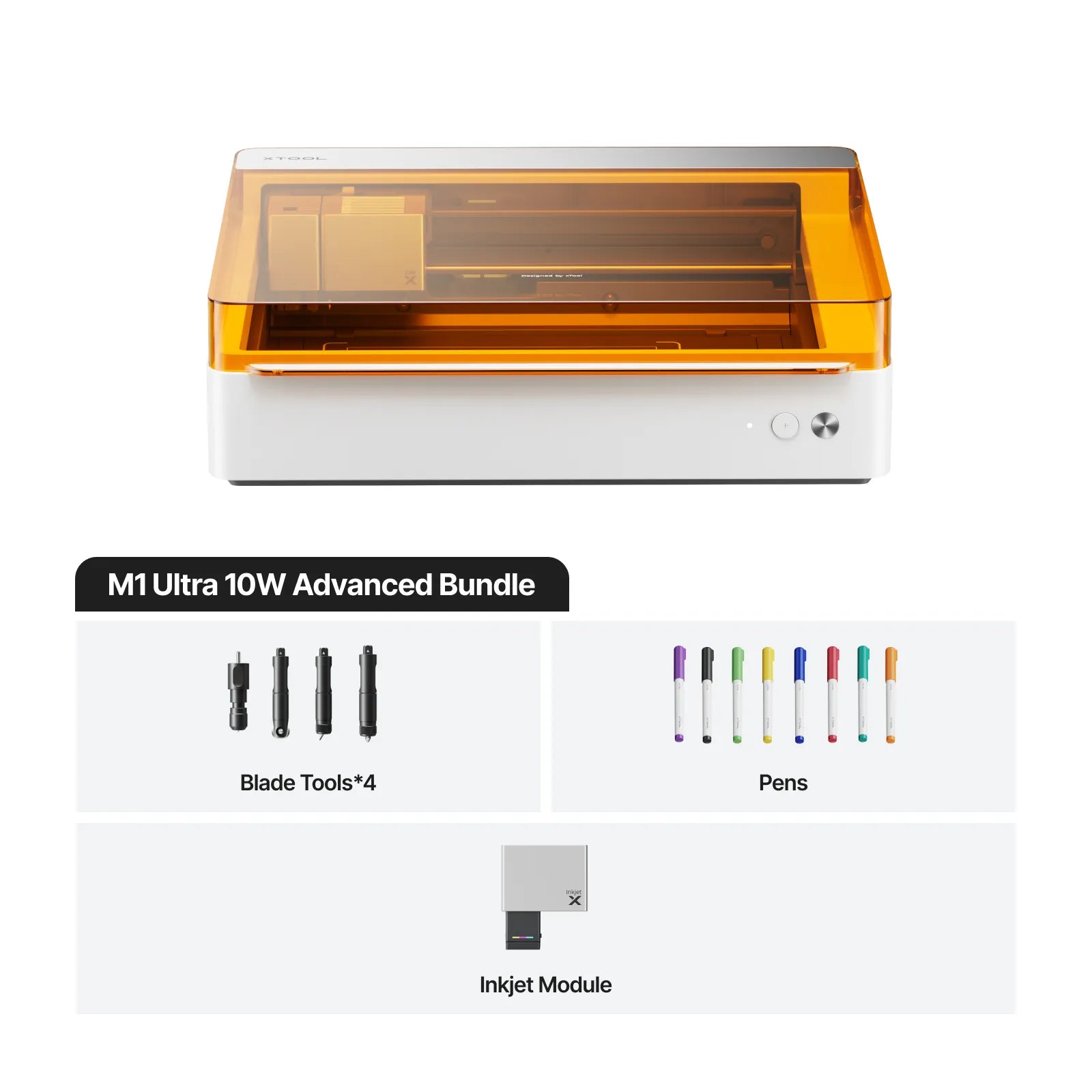 xTool M1 Ultra 10W Advanced Bundle - JOT Imaging Essentials