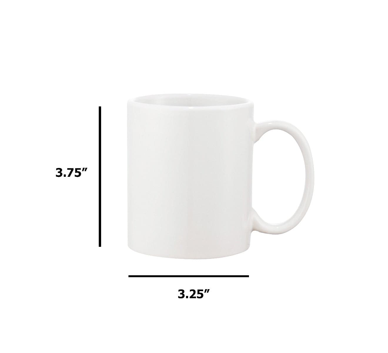 Pearl Coating™ 11oz Sublimation White Mug - Case of 36 - Joto Imaging Supplies US