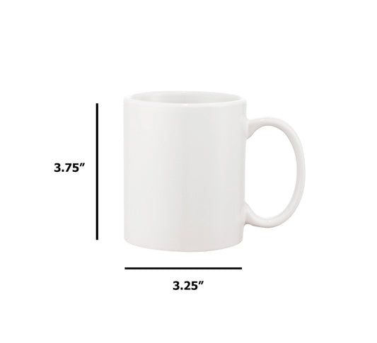 Pearl Coating™ 11oz Sublimation White Mug with White Box - Case of 36 - Joto Imaging Supplies US