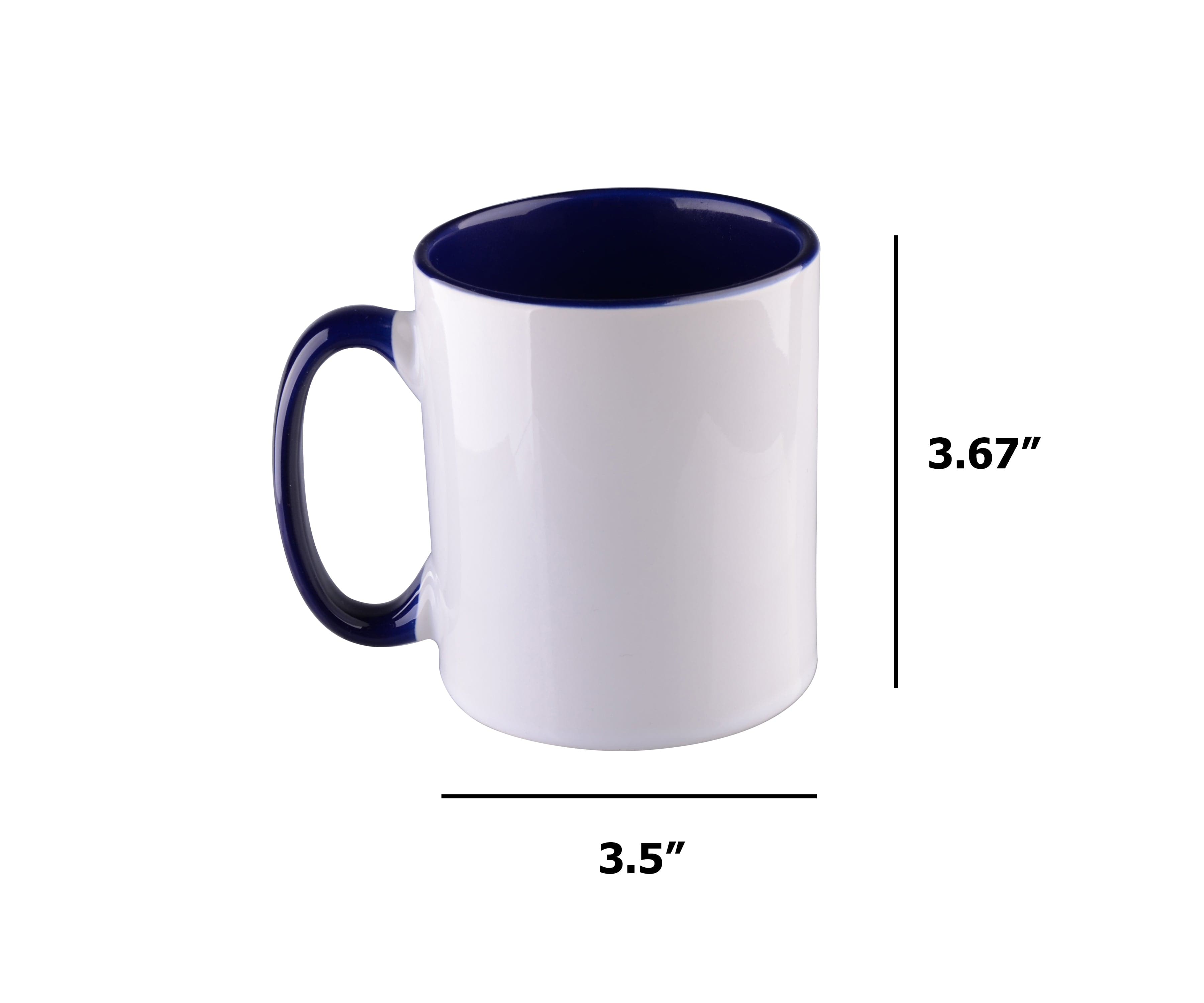 Pearl Coating™ 11oz Sublimation Inner Colored Sublimation Mug - Case of 36 - Joto Imaging Supplies US