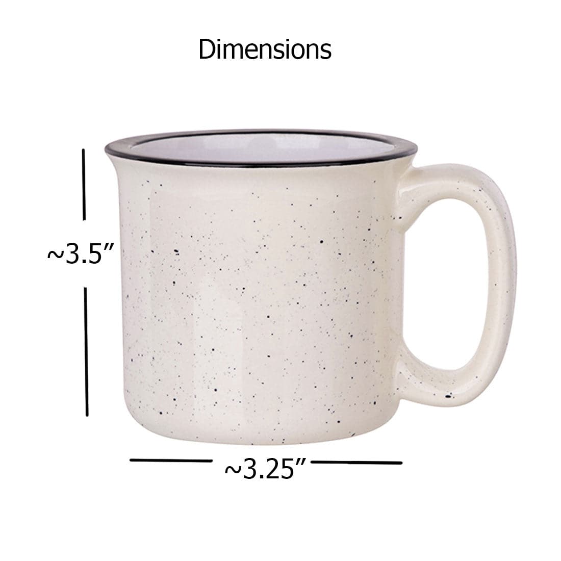 Pearl Coating™ 13oz Sublimation Beige Ceramic Enamel Mug - Case of 24 - Joto Imaging Supplies US
