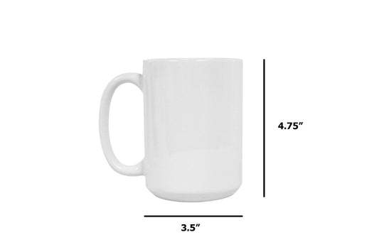Pearl Coating™ 15oz Sublimation White Mug - Case of 24 - Joto Imaging Supplies US