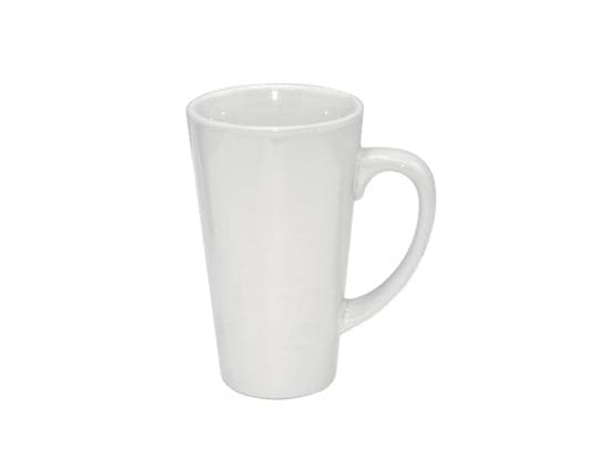 Pearl Coating™ 17oz Sublimation Latte White Mug - Case of 24 - Joto Imaging Supplies US