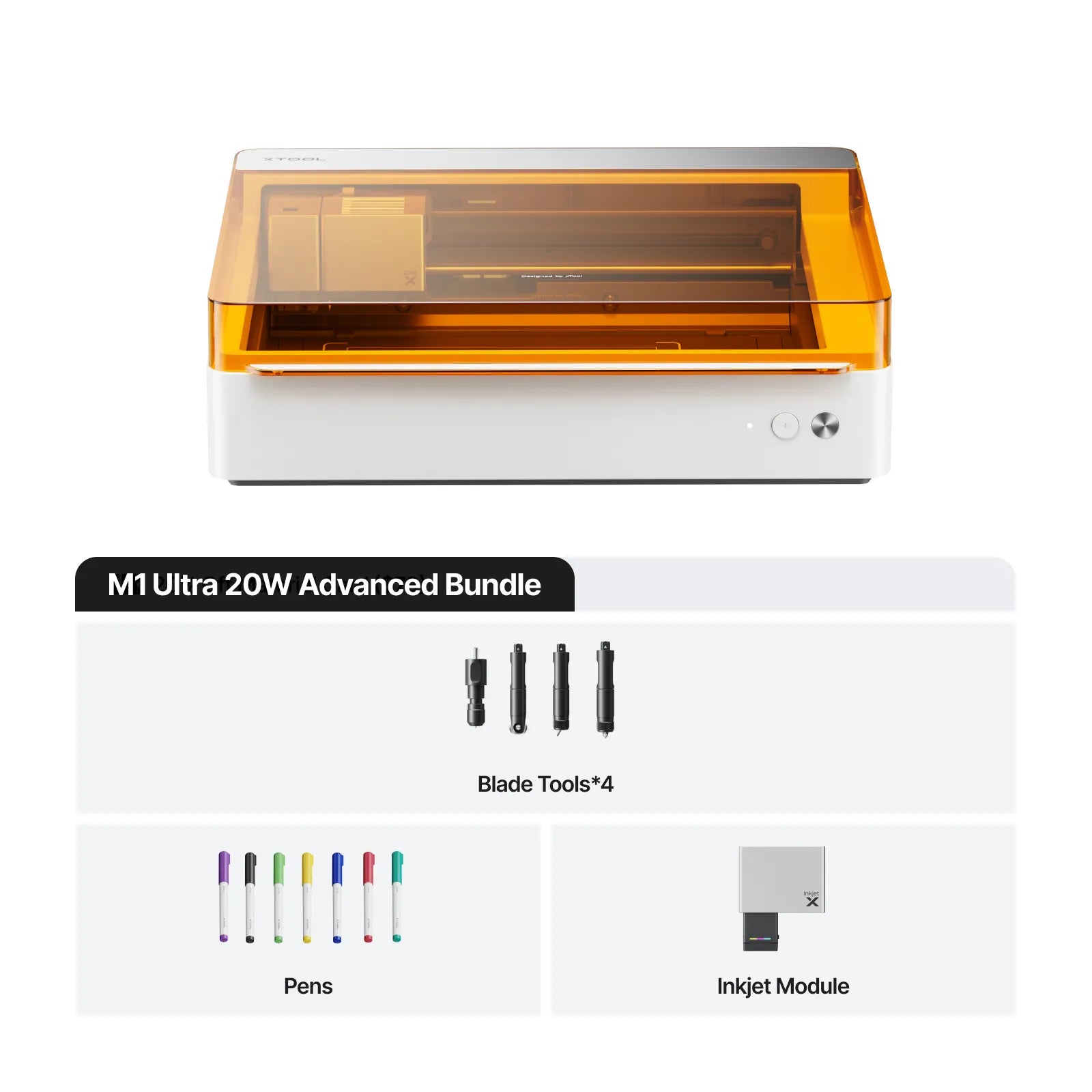 xTool M1 Ultra 20W Advanced Bundle - JOT Imaging Essentials