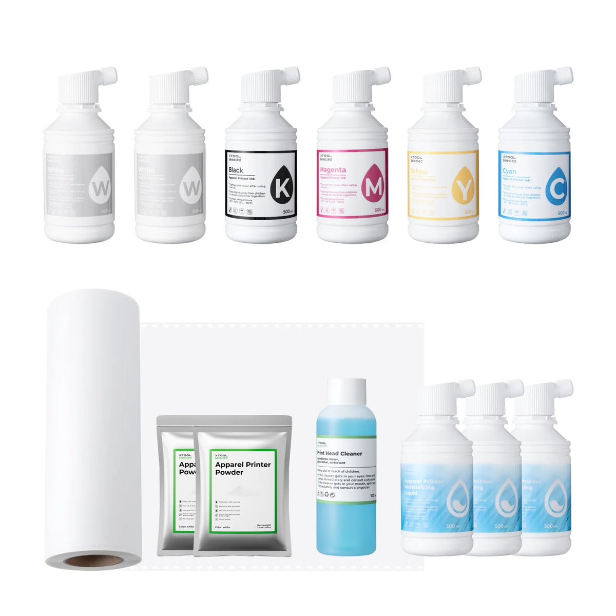 xTool 30-Day Worry-Free DTF Material Bundle contents