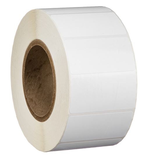 3 in x 1.5 in (76 x 38mm) Die Cut High Gloss Paper for IColor 200 / 250 (1550 labels per roll) - Joto Imaging Supplies US