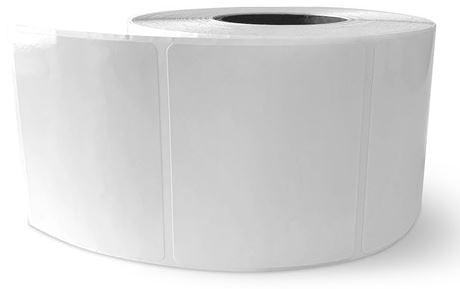 3 in x 2.5 in (76 x 64mm) Die Cut High Gloss Paper for IColor 200 / 250 (950 labels per roll) - Joto Imaging Supplies US