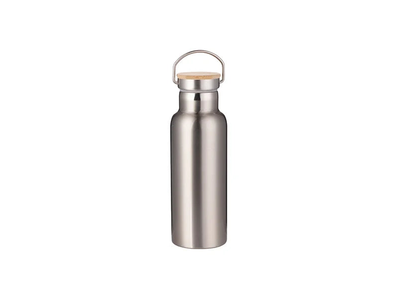 Pearl Coating™ Sublimation Water Bottle with Bamboo Lid - Pack of 5 - Joto Imaging Supplies US