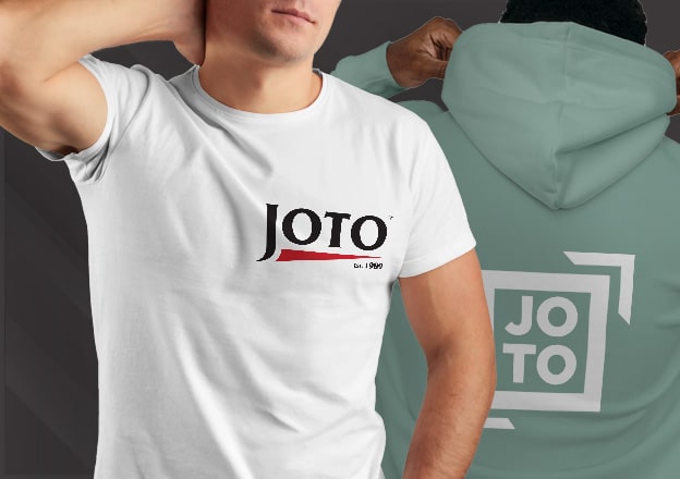 T-shirt and Hoodie  with Joto's Logo 