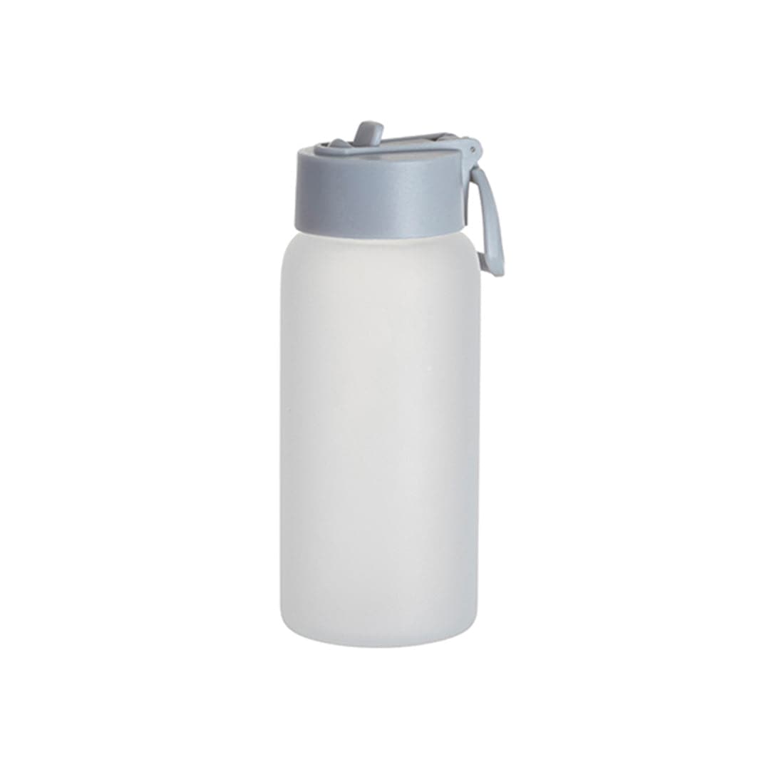 Pearl Coating™ 25oz Sublimation Frosted Glass Sports Bottle with Grey Straw Lid - Pack of 6 - Joto Imaging Supplies US