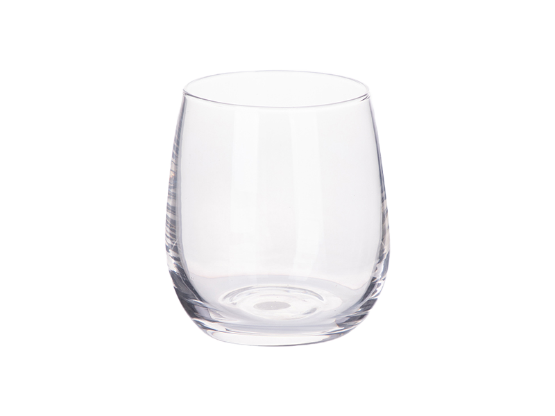 Pearl Coating™ 10oz Sublimation Stemless Wine Glass Clear - Pack of 12 - Joto Imaging Supplies US