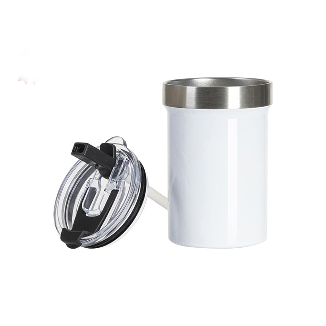 Pearl Coating™ 18oz/550ml Sublimation Stainless Steel Travel Tumbler with Flip Lid - Pack of 6 - Joto Imaging Supplies US