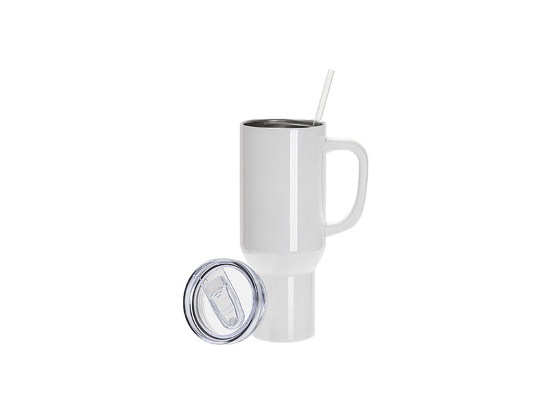 Sublimation 40oz Tumbler with Handle - Pack of 5