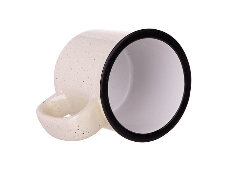 Pearl Coating™ 13oz Sublimation Beige Ceramic Enamel Mug - Case of 24 - Joto Imaging Supplies US