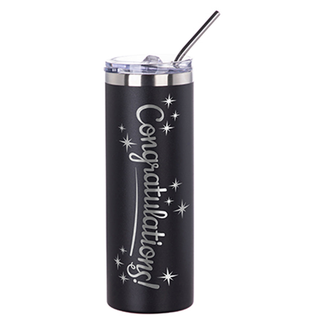 Engraving 20oz/600ml Stainless Steel Tumbler with Straw & Waterproof Flip Lid - Joto Imaging Supplies 