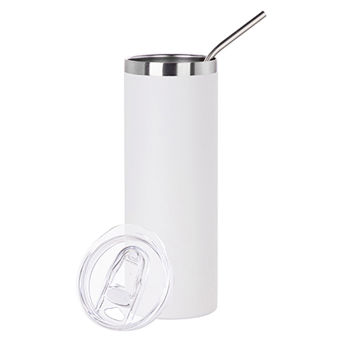 Engraving 20oz/600ml Stainless Steel Tumbler with Straw & Waterproof Flip Lid - Joto Imaging Supplies 