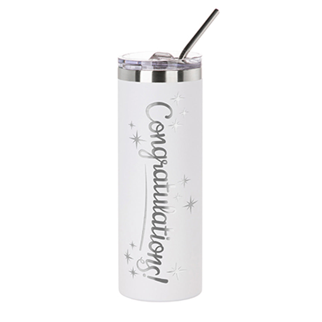 Engraving 20oz/600ml Stainless Steel Tumbler with Straw & Waterproof Flip Lid - Joto Imaging Supplies 