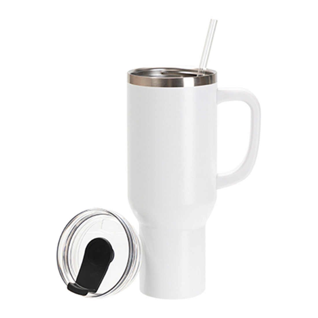 40oz/1200ml Engraving Stainless Steel Travel Tumbler w/ Straw - Joto Imaging Supplies 