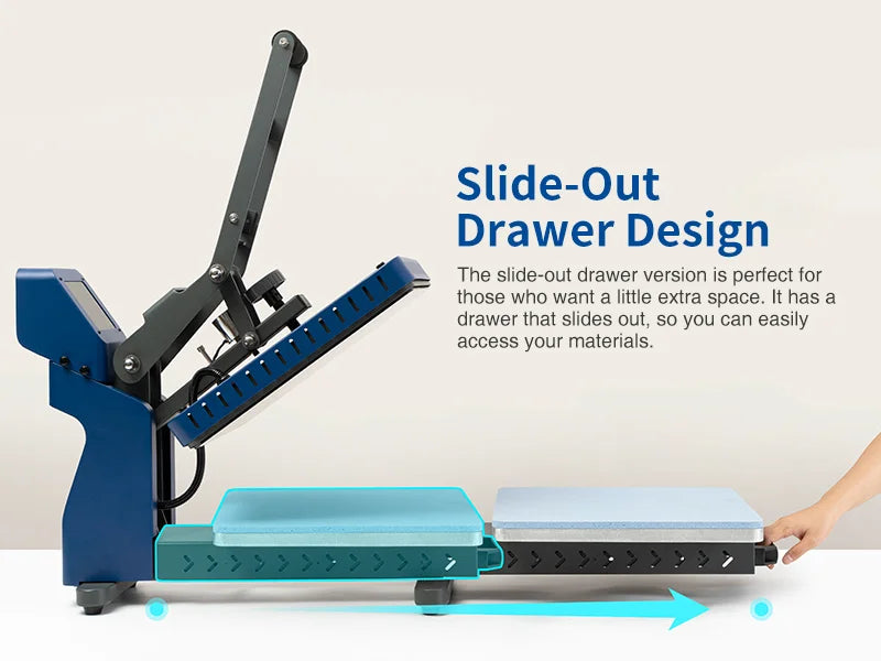 Best Sub Auto Release - Pull-Out Style Drawer Heat Press slide drawer