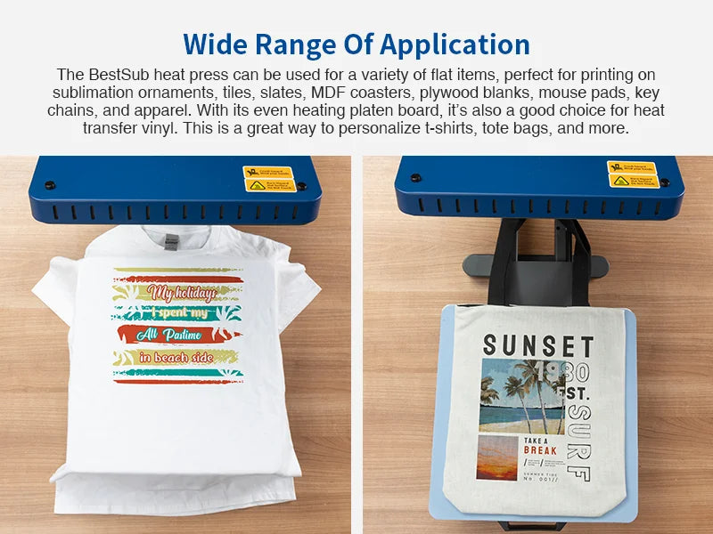 Best Sub Auto Release - Pull-Out Style Drawer Heat Press - Application