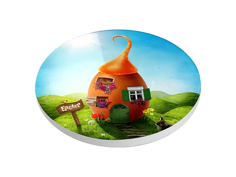 Pearl Coating™ Sublimation Ceramic Coaster With Cork - Pack of 12 - Joto Imaging Supplies US