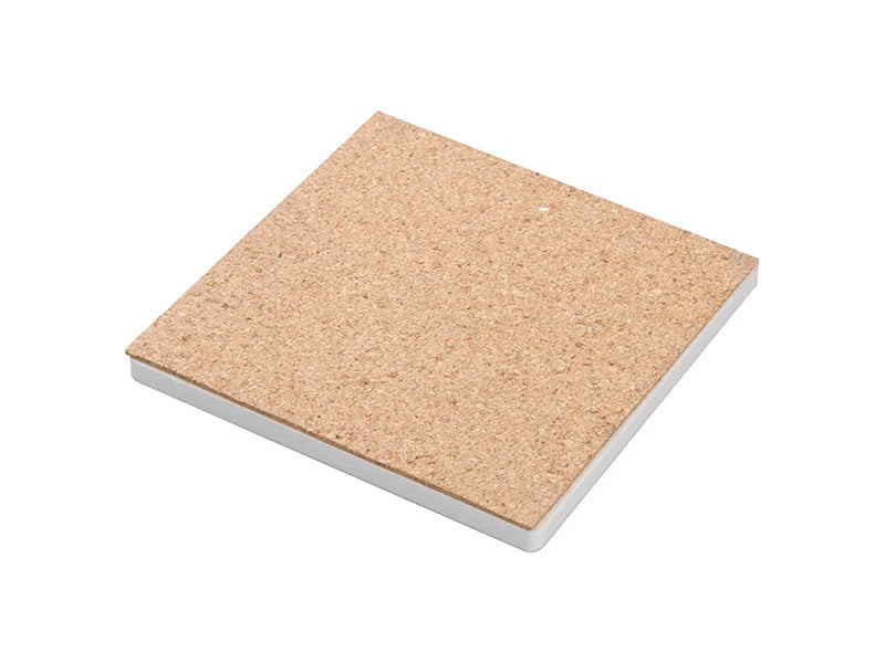 Pearl Coating™ Sublimation Ceramic Coaster With Cork - Pack of 12 - Joto Imaging Supplies US