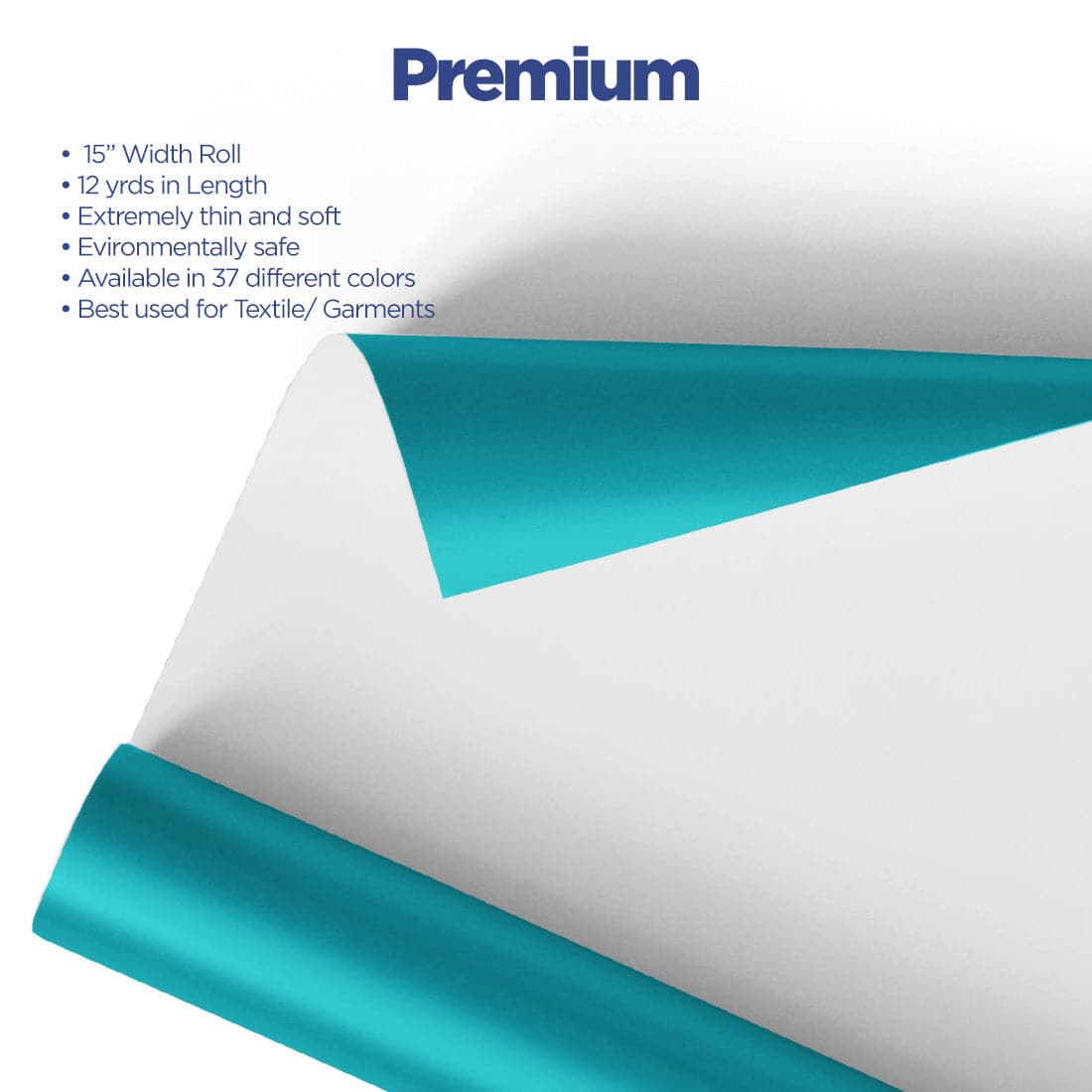 Multicut™ Premium Vinyl Roll 15" x  30, 27, 12, 6 Yards - Joto Imaging Supplies US
