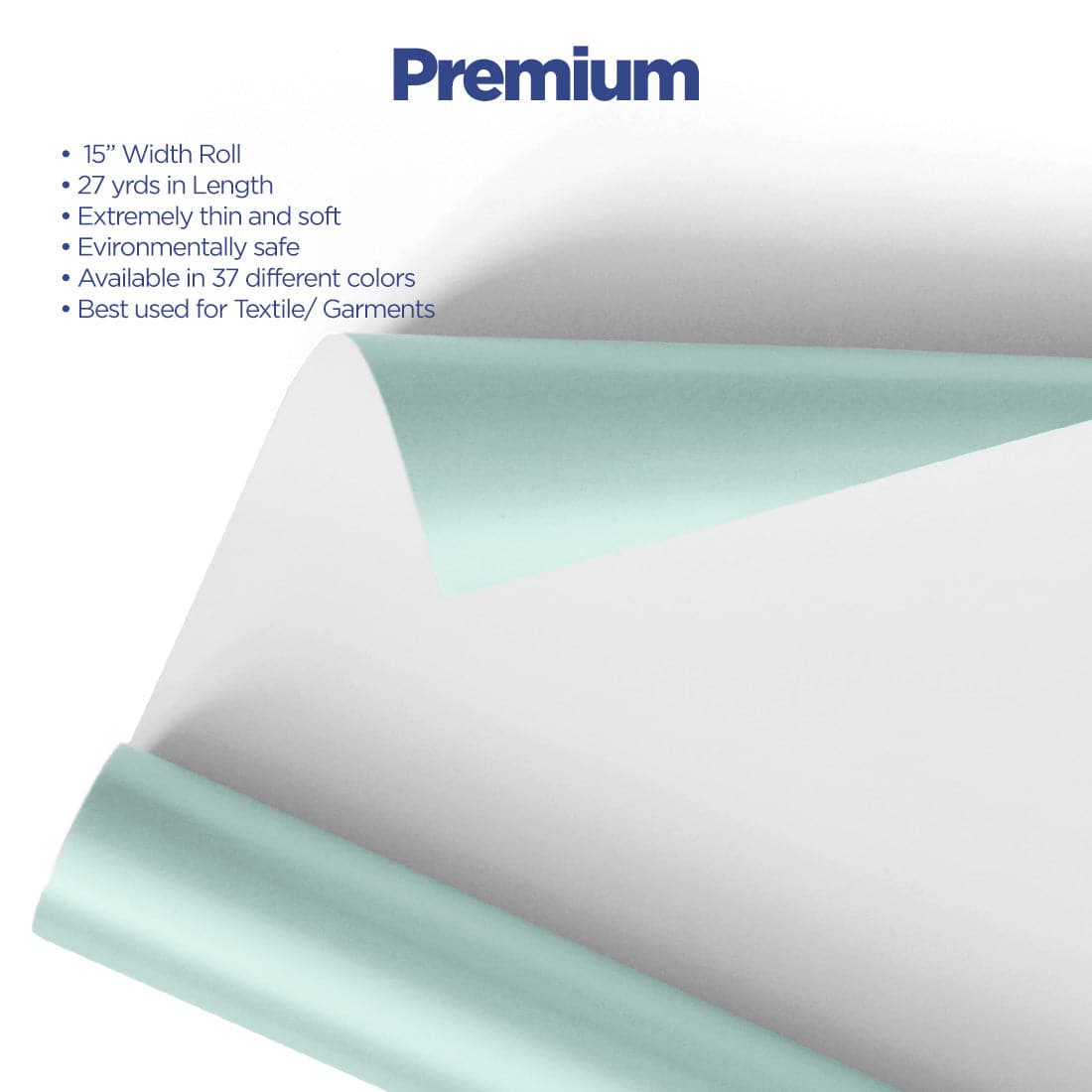 Multicut™ Premium Vinyl Roll 15" x  30, 27, 12, 6 Yards - Joto Imaging Supplies US