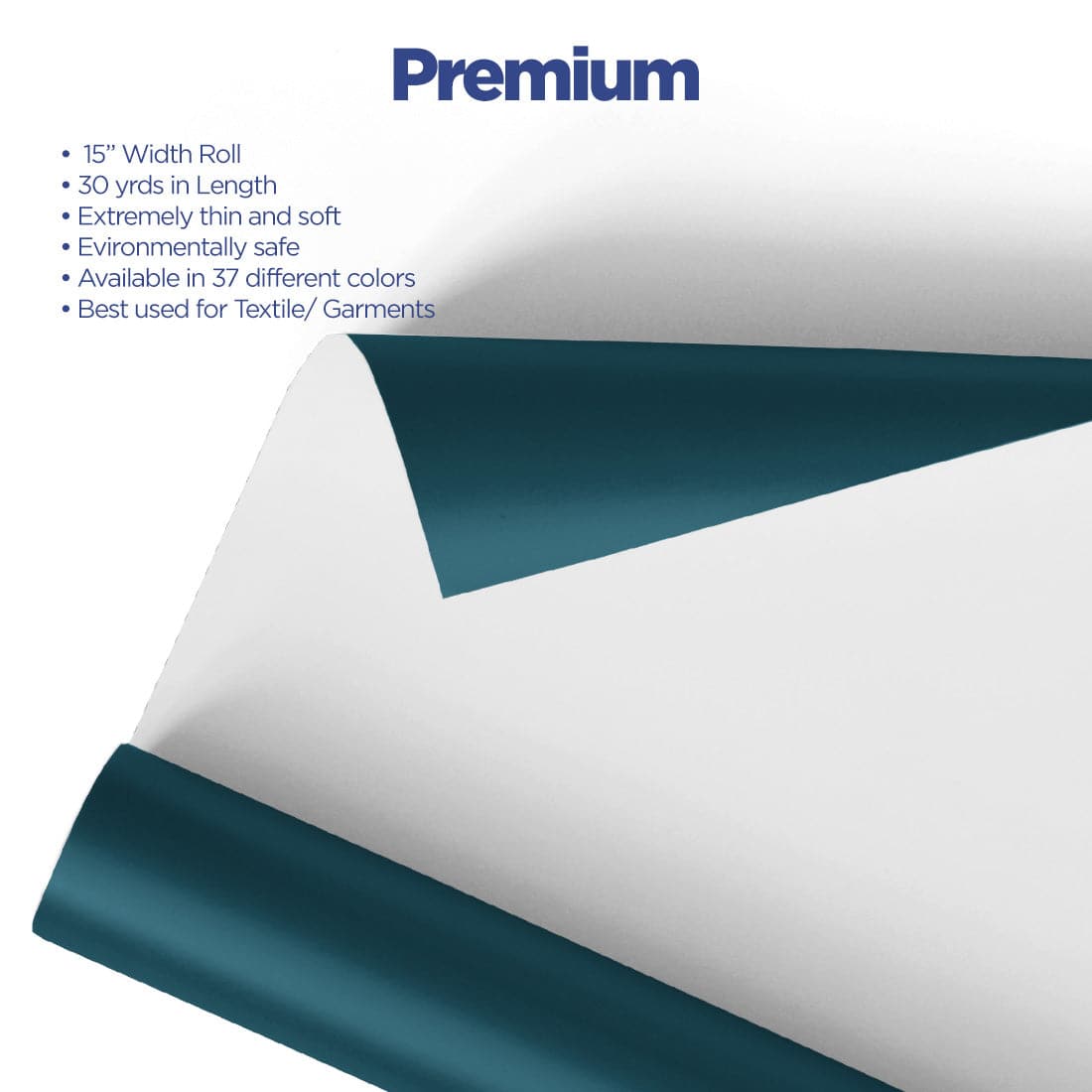 Multicut™ Premium Transfer Vinyl 15" x  30 Yards - Joto Imaging Supplies US
